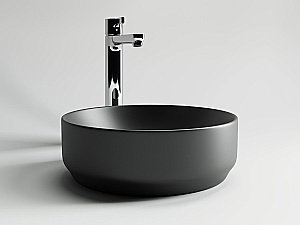 Раковина накладная Ceramica Nova Element CN6007 35 черный матовый купить в интернет-магазине Sanbest