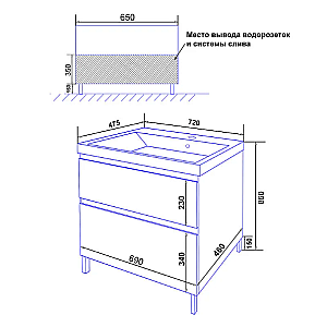 Инсталляция для унитаза Azario AZ-8010-1000 купить в интернет-магазине сантехники Sanbest