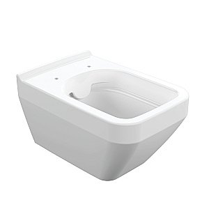 Унитаз подвесной Cersanit CREA SQUARE CO DPL EO SLIM c инсталляцией LINK PRO с крышкой микролифт, безободковый купить в интернет-магазине Sanbest