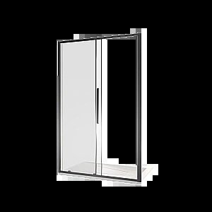 Душевая дверь Good Door IDEA WTW-130-C-B стекло прозрачное/профиль черный купить в интернет-магазине Sanbest