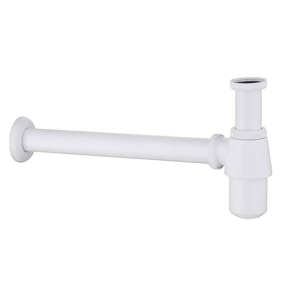 Сифон для раковины ABBER AF0032W белый матовый купить в интернет-магазине сантехники Sanbest