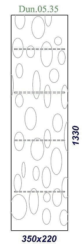 Пенал подвесной Clarberg Dune 35 для ванной в интернет-магазине сантехники Sanbest