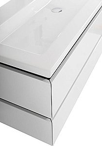 Тумба с раковиной Cezares Plane 120 белая для ванной в интернет-магазине Sanbest