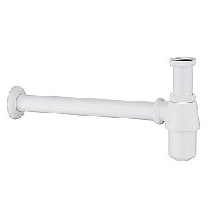 Сифон для раковины ABBER AF0032W белый матовый купить в интернет-магазине сантехники Sanbest