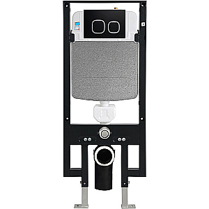 Инсталляция для унитаза WeltWasser WW AMBERG 497 BL с черной кнопкой купить в интернет-магазине сантехники Sanbest