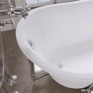 Ванна акриловая Grossman Retro 162х71 GR-1002M белая матовая купить в интернет-магазине Sanbest