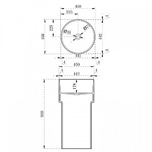 Раковина напольная ABBER Kristall AT2701Emerald зеленая прозрачная купить в интернет-магазине Sanbest