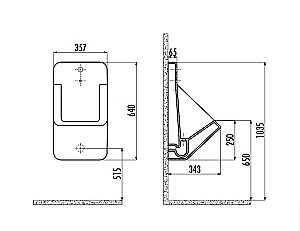 Писсуар сенсорный Creavit TP640-00CM00E-0000 капучино купить в интернет-магазине Sanbest