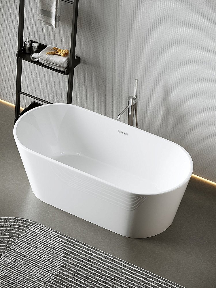 Акриловая ванна Sancos Mimi 170х80 FB01 белая купить в интернет-магазине Sanbest