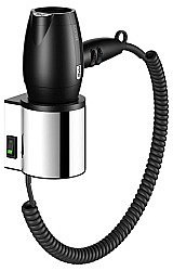 Фен с держателем KEUCO PLAN 14995010037 хром/тёмно-серый купить в интернет-магазине сантехники Sanbest