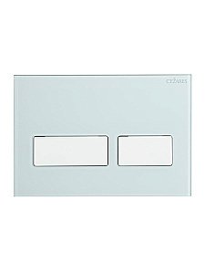 Кнопка для инсталляции Cezares LUX-GB-2-BIO белая глянцевая, белая матовая купить в интернет-магазине сантехники Sanbest