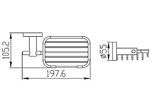 Мыльница Kaiser KH-2004 хром купить в интернет-магазине сантехники Sanbest