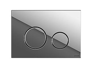 Унитаз подвесной Cersanit CREA SQUARE CO DPL EO SLIM c инсталляцией LINK PRO/кнопка TWINS хром глянцевый, с крышкой микролифт, безободковый купить в интернет-магазине Sanbest