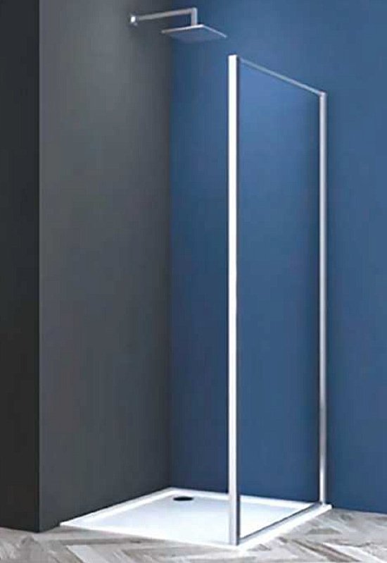 Душевое ограждение CeramaLux CL90 стекло прозрачное/профиль хром купить в интернет-магазине Sanbest