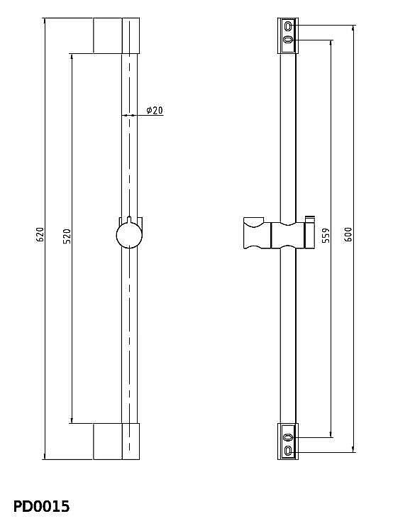 Душевая гарнитура Rav-Slezak SK0010 хром купить в интернет-магазине сантехники Sanbest