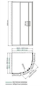 Душевой уголок WasserKRAFT Main 41S23 100x100 купить в интернет-магазине Sanbest