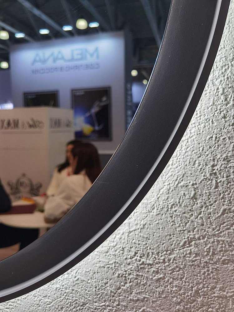 Зеркало Art&Max NAPOLI AM-Nap-800-DS-F-Grey в ванную от интернет-магазине сантехники Sanbest