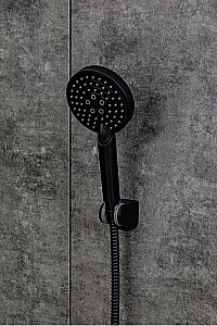 Душевая лейка Orange O-Shower OS03b черный матовый купить в интернет-магазине сантехники Sanbest