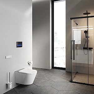 Унитаз подвесной AM.PM Inspire CCC501700SC белый, безободковый, функция биде купить в интернет-магазине Sanbest