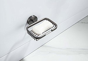 Мыльница Aquatek Бетта AQ4633BGM оружейная сталь купить в интернет-магазине сантехники Sanbest