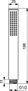 Душевая лейка Ideal Standard IDEALRAIN BC774XG купить в интернет-магазине сантехники Sanbest