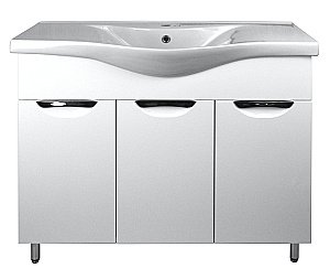 Тумба с раковиной Loranto Стиль CS00079170 100 белая для ванной в интернет-магазине Sanbest