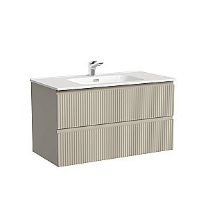 Тумба с раковиной Sancos Snob R SNR90CE/CN7002 Beige Soft для ванной в интернет-магазине Sanbest