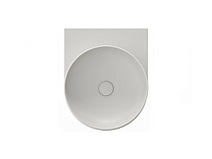 Консоль с раковиной Ravak YARD 40 D80000D004+XJX0O040000 черная матовая/раковина серая без отверстия для ванной в интернет-магазине сантехники Sanbest