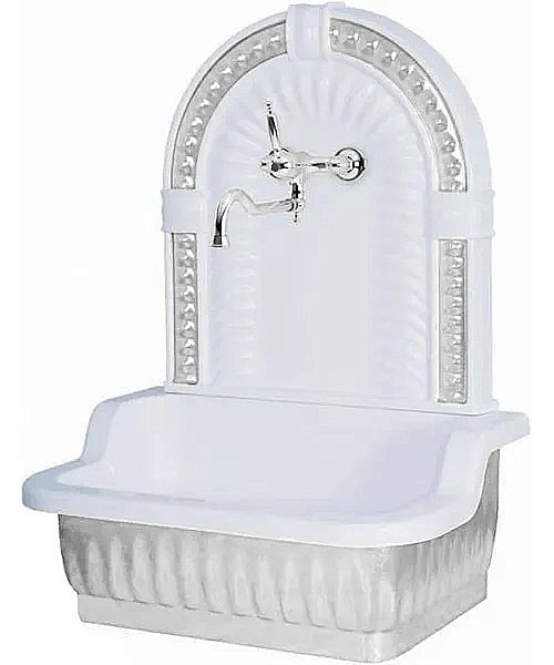 Раковина напольная Migliore Olivia 84 27011 с панелью хром купить в интернет-магазине Sanbest