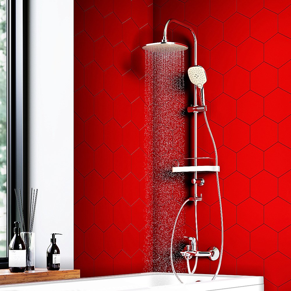 Душевая система Dorff Prime D0740000 хром купить в интернет-магазине сантехники Sanbest