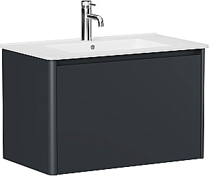 Тумба с раковиной Allen Brau Gravity 80 1.370013.AM антрацит матовый для ванной в интернет-магазине Sanbest