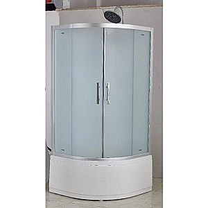 Душевая кабина Timo Imwei 90х90 XH-90FS стекло матовое/профиль серебро купить в интернет-магазине Sanbest