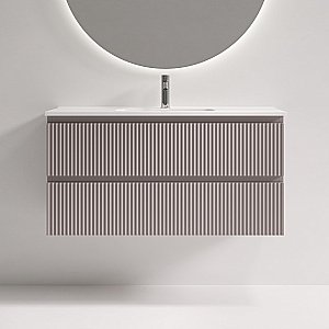 Тумба с раковиной Sancos Snob R SNR100/39SM/CN7027 Doha Soft для ванной в интернет-магазине Sanbest
