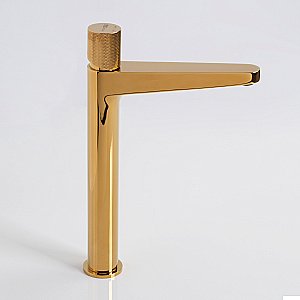 Смеситель для раковины WasserKRAFT Ems 7600 7603H золото купить в интернет-магазине сантехники Sanbest