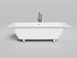 Ванна Salini Orlanda AXIS S-Stone 190x80 103221M белая матовая купить в интернет-магазине Sanbest