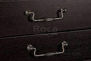 Тумба с раковиной Roca America Evolution W ZRU9302952 85 дуб темный для ванной в интернет-магазине Sanbest