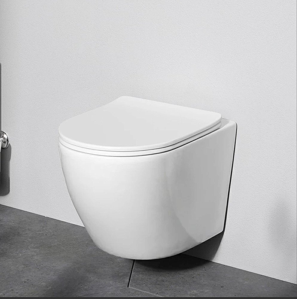 Унитаз подвесной AM.PM Like C801900SC белый, безободковый купить в интернет-магазине Sanbest