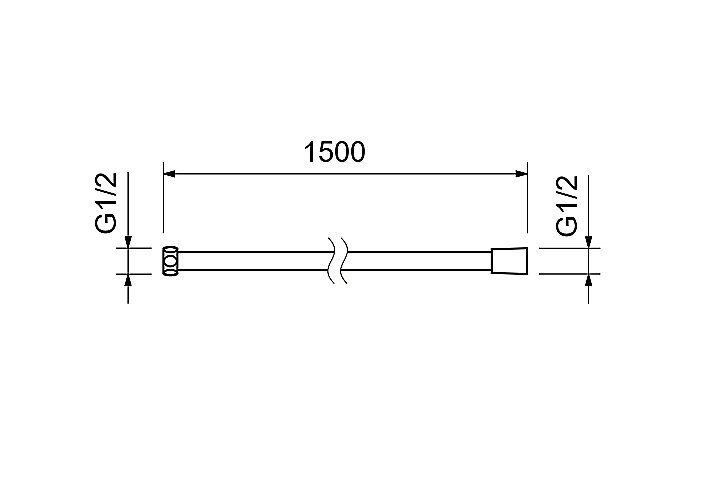 Душевой шланг Aquatek AQ2105BGM 150 см оружейная сталь купить в интернет-магазине сантехники Sanbest
