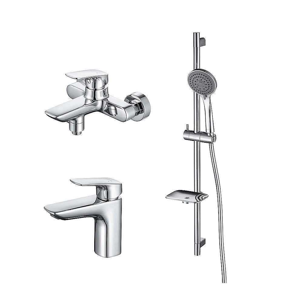 Набор смесителей Aquatek Вега AQ1030CR хром купить в интернет-магазине сантехники Sanbest