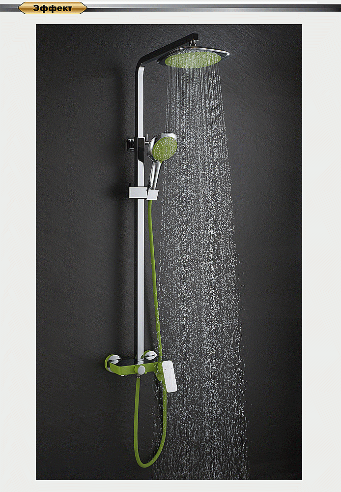 Душевая система D&K Berlin Humboldt DA1433712A02 купить в интернет-магазине сантехники Sanbest