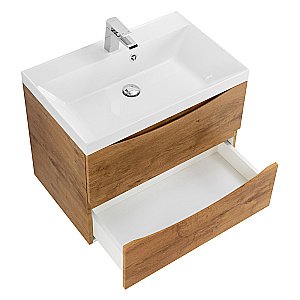 Тумба с раковиной Belbagno MARINO 75 подвесная Rovere Nature для ванной в интернет-магазине Sanbest