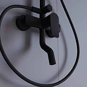 Душевая система RGW Shower Panels SP-25-B Черный купить в интернет-магазине сантехники Sanbest