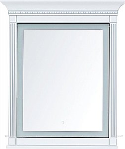 Зеркало Aquanet Селена 246509 70 белый/серебро в ванную от интернет-магазине сантехники Sanbest