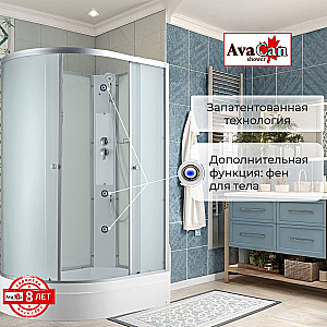 Душевая кабина AvaCan C Серия C3012 N 120х80 без крыши купить в интернет-магазине Sanbest