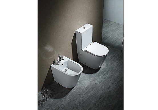 Биде Aquatek Вега AQ1058-00 белое купить в интернет-магазине Sanbest