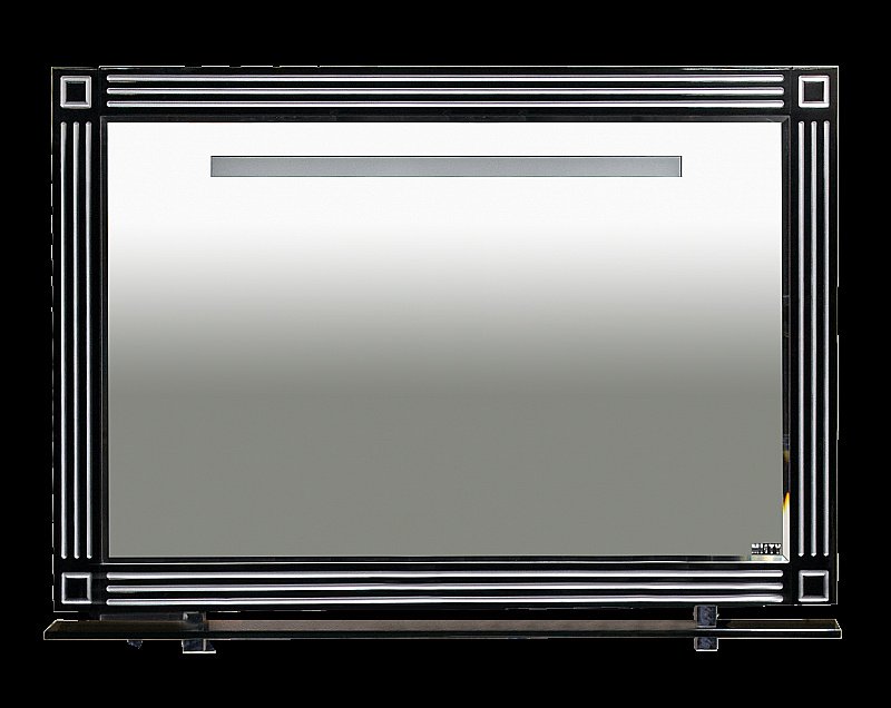 Зеркало Misty Venezia 103x80 черное патина в ванную от интернет-магазине сантехники Sanbest