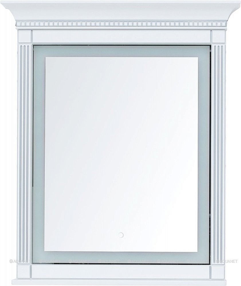Зеркало Aquanet Селена 246509 70 белый/серебро в ванную от интернет-магазине сантехники Sanbest