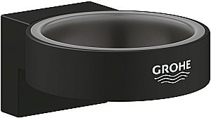 Держатель для стакана/дозатора жидкого мыла Grohe Selection 41217KF0 фантомный черный купить в интернет-магазине сантехники Sanbest