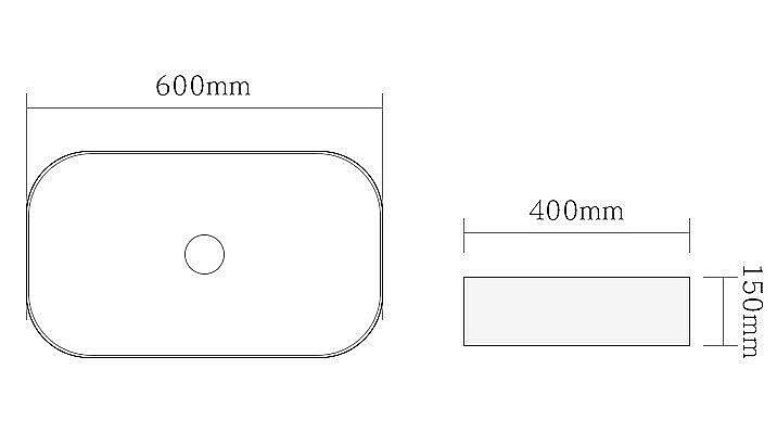 Раковина накладная SantiLine 60 SL-7022MM белый мрамор купить в интернет-магазине Sanbest