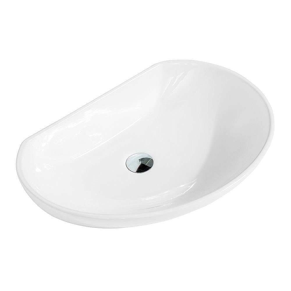 Раковина накладная Art&Max 60,5 AM5405-W белая купить в интернет-магазине Sanbest